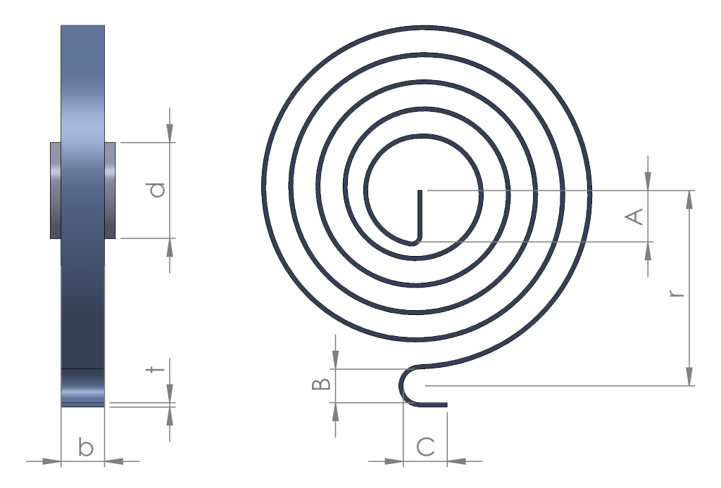 Spiralfedern